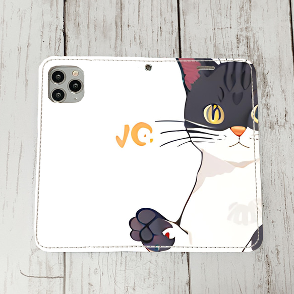 iphoneケース3-5-11 iphone 手帳 ねこ・猫・ネコ 箱2 かわいい アイフォン iface