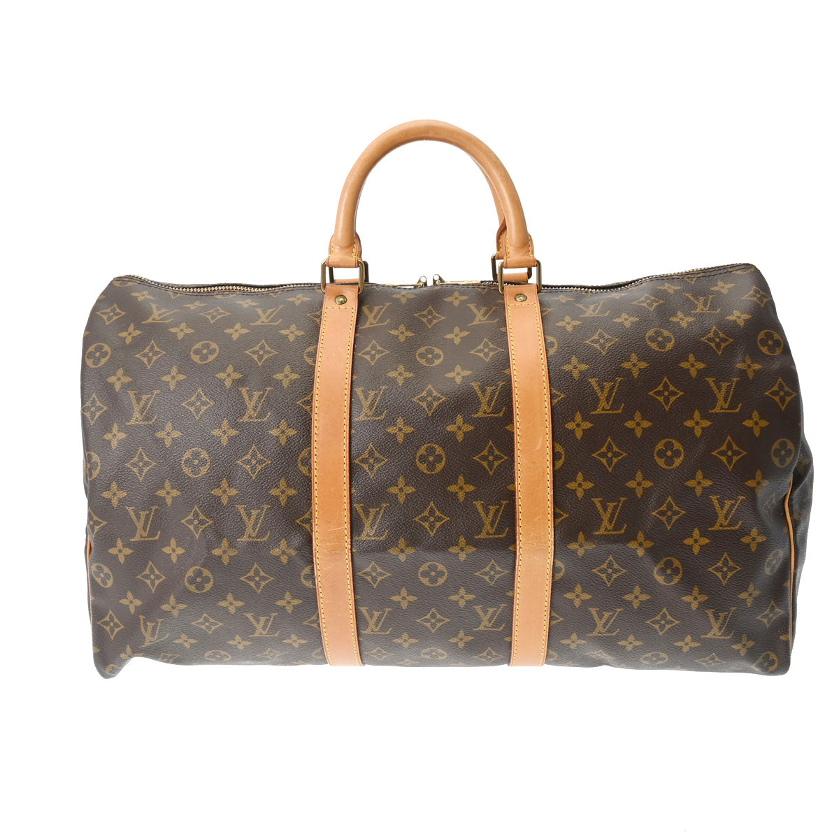 LOUIS VUITTON ルイヴィトン モノグラム キーポル 50 ブラウン M41426 ユニセックス モノグラムキャンバス ボストンバッグ Bランク 中古 