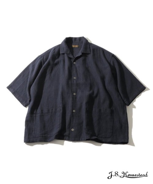 【J.S.Homestead】L/C KERSEY RELAX OPEN SHIRT