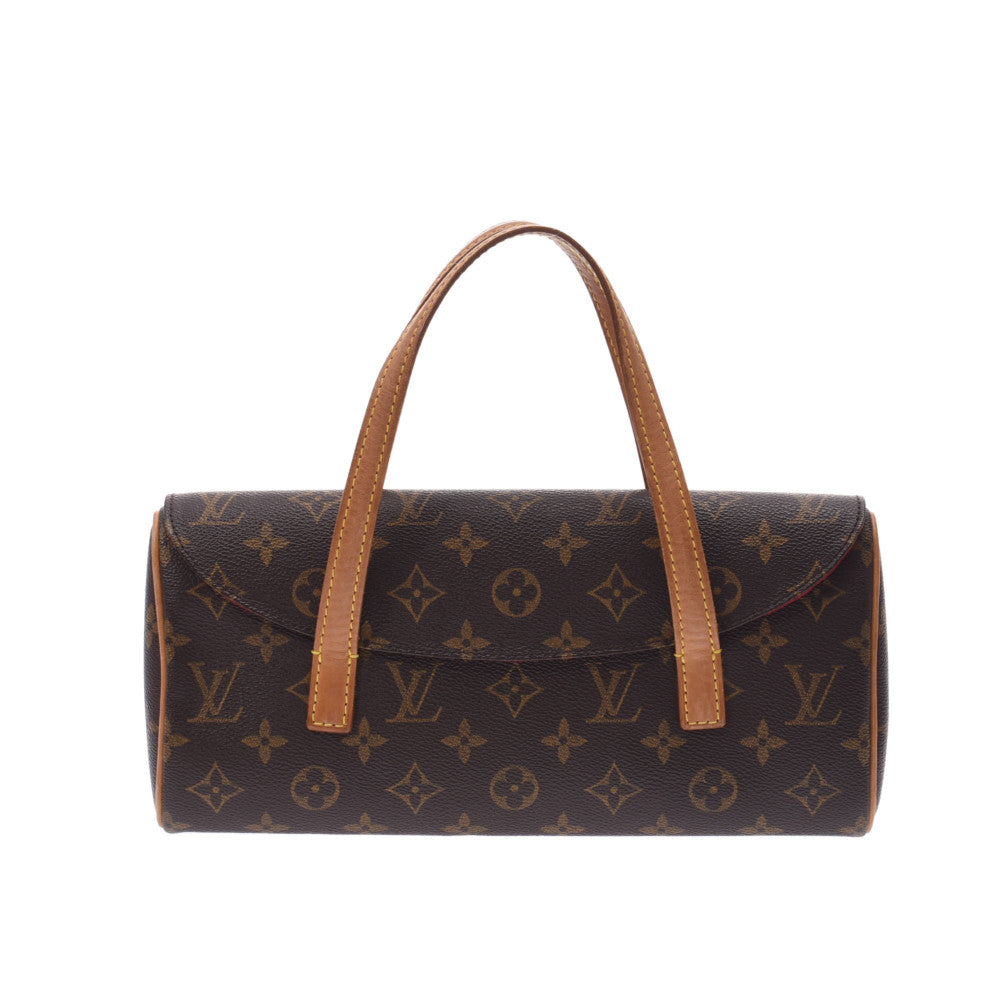 LOUIS VUITTON ルイヴィトン モノグラム ソナチネ ブラウン M51902 レディース モノグラムキャンバス ハンドバッグ Bランク 中古 