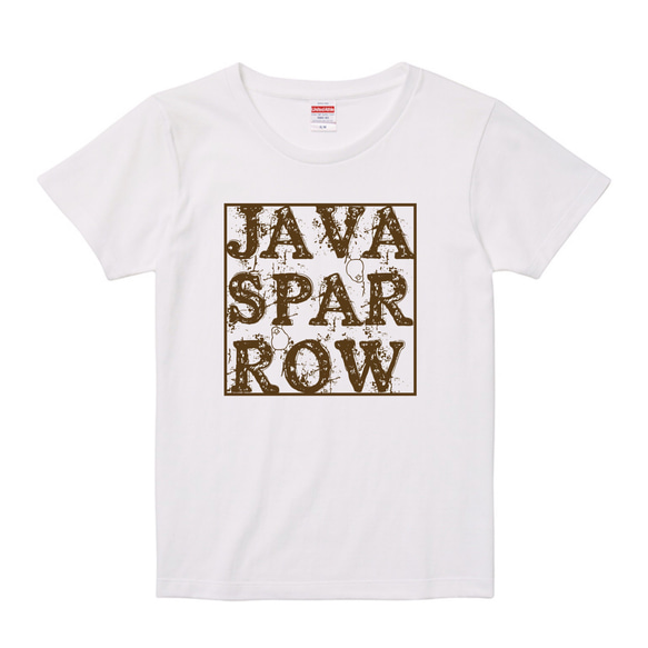 レディース文鳥Tシャツ  「JAVASPARROW 6」 【受注生産】