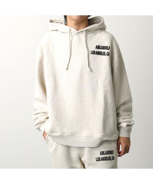 アスクユアセルフ/ASKYURSELF パーカー CONTRAST INSERT HOODIE