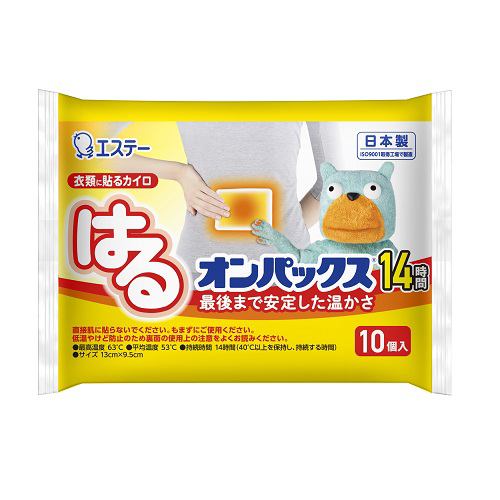 エステー 貼るオンパックス 使い捨てカイロ 10個