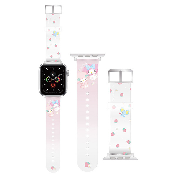 グルマンディーズ Apple Watch 38/40/41mm用ソフトバンド サンリオキャラクターズ マイメロディ SANG-244MM