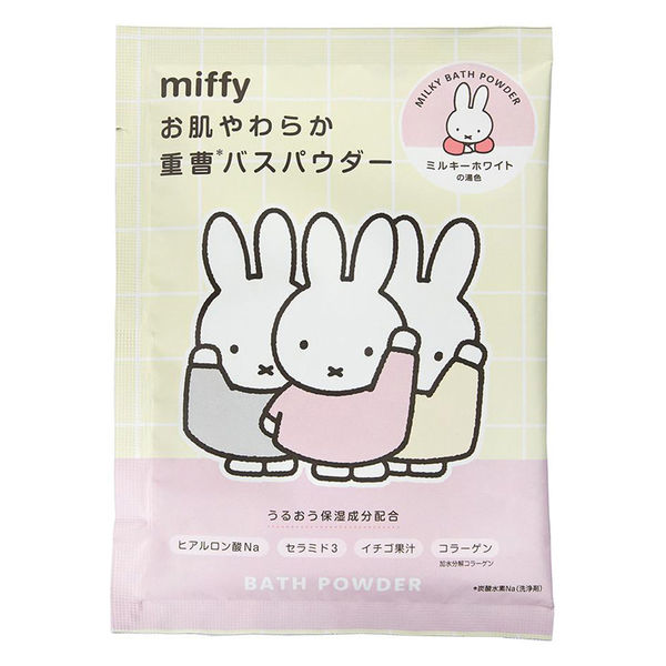 グローバルプロダクトプランニング miffy 重曹バスパウダー いちごの香り 50g 4517161167368 1セット(144個入)（直送品）