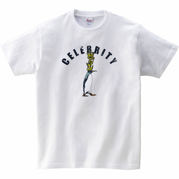 [キッズTシャツ] Celebrity penguin