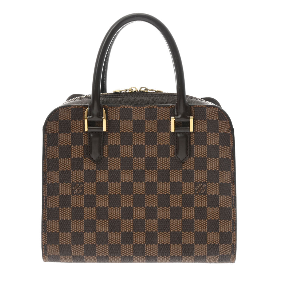 LOUIS VUITTON ルイヴィトン ダミエ トリアナ ブラウン N51155 レディース ダミエキャンバス ハンドバッグ ABランク 中古 