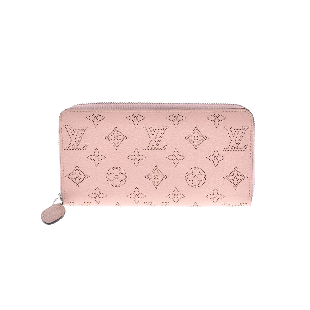 LOUIS VUITTON ルイヴィトン マヒナ ジッピーウォレット マグノリア（ピンク） M61868 レディース レザー 長財布 ABランク 中古 