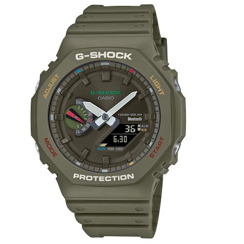 カシオ GA-B2100FC-3AJF G-SHOCK Multi color accents 20気圧防水 ソーラーモデル