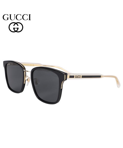 グッチ GUCCI サングラス メンズ レディース アジアンフィット UVカット 紫外線対策 SUNGLASSES ブラック 黒 GG0563SKN－001