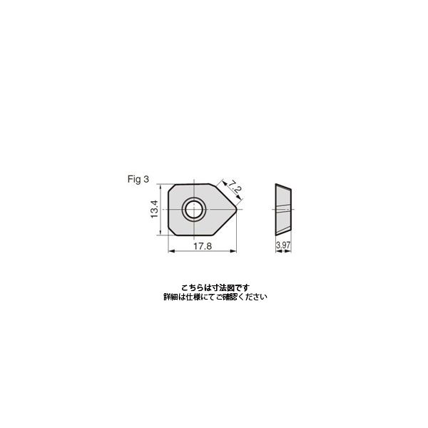 住友電工ハードメタル　チップ（SEC-ウェーブミルWGX型用）