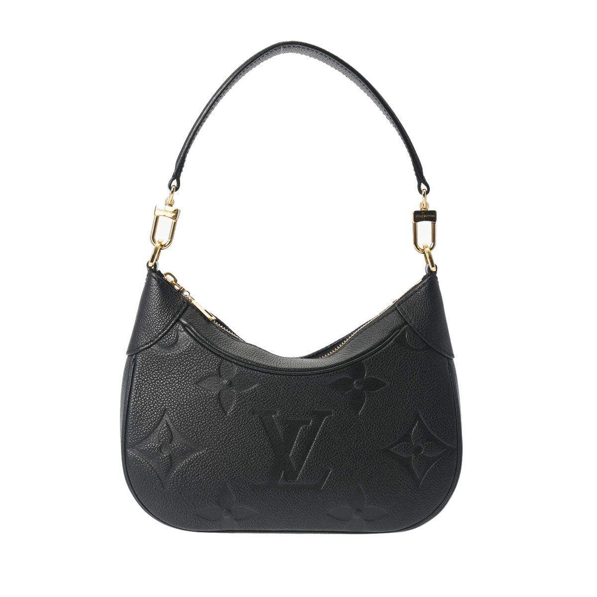 【お歳暮】LOUIS VUITTON ルイヴィトン モノグラムアンプラント バガテル NM 2WAY ノワール M46002 レディース レザー ショルダーバッグ Aランク 中古 