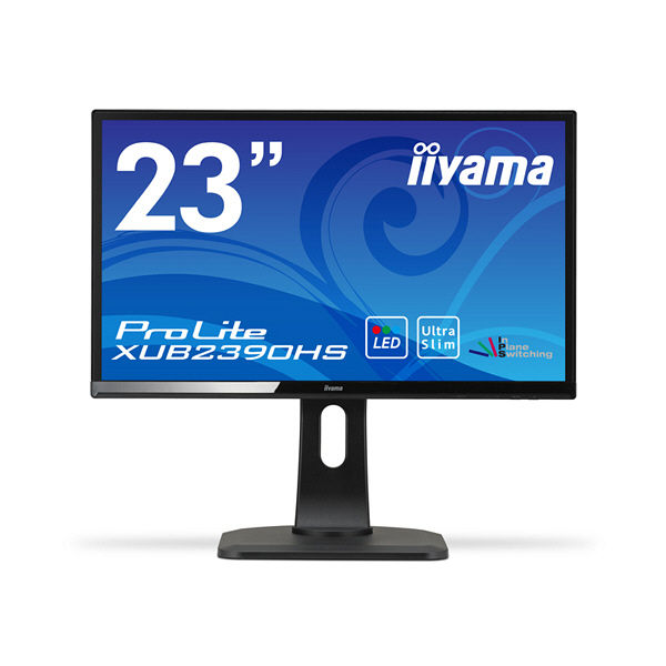 iiyama 23型ワイド縦横回転式液晶モニター XUB2390HS-B3 1台