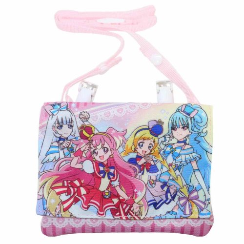 わんだふるぷりきゅあ！ クリップポケット ショルダー付マルチポケット プリキュア 粧美堂 クリップポーチ キッズポシェット アニメキャラクター グッズ