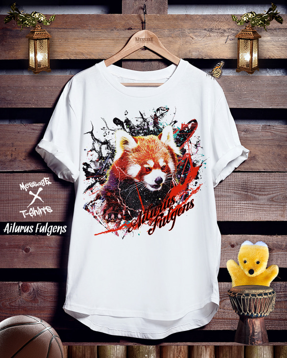 レッサーパンダTシャツ「Ailurus Fulgens」