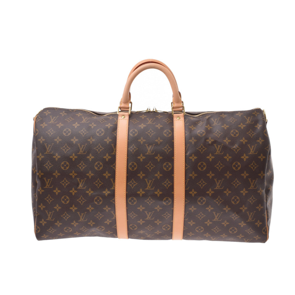 LOUIS VUITTON ルイヴィトン モノグラム キーポルバンドリエール55 ブラウン M41414 ユニセックス モノグラムキャンバス ボストンバッグ Aランク 中古 