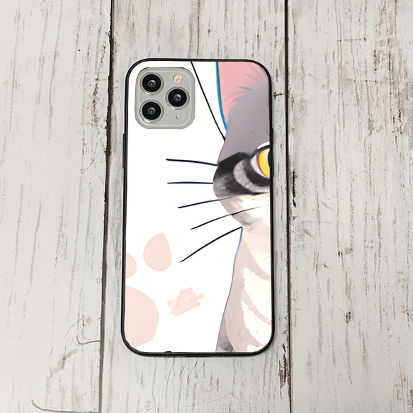 iphoneケース3-4-17 iphone 強化ガラス ねこ・猫・ネコ 箱2 かわいい アイフォン iface