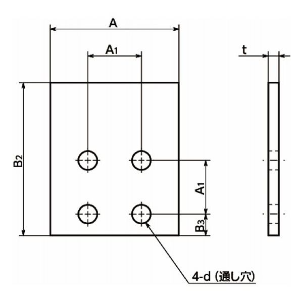 鍋屋バイテック NBKリニアクランパ・ズイ PLKー20ー2 PLK-20-2 1個（直送品）