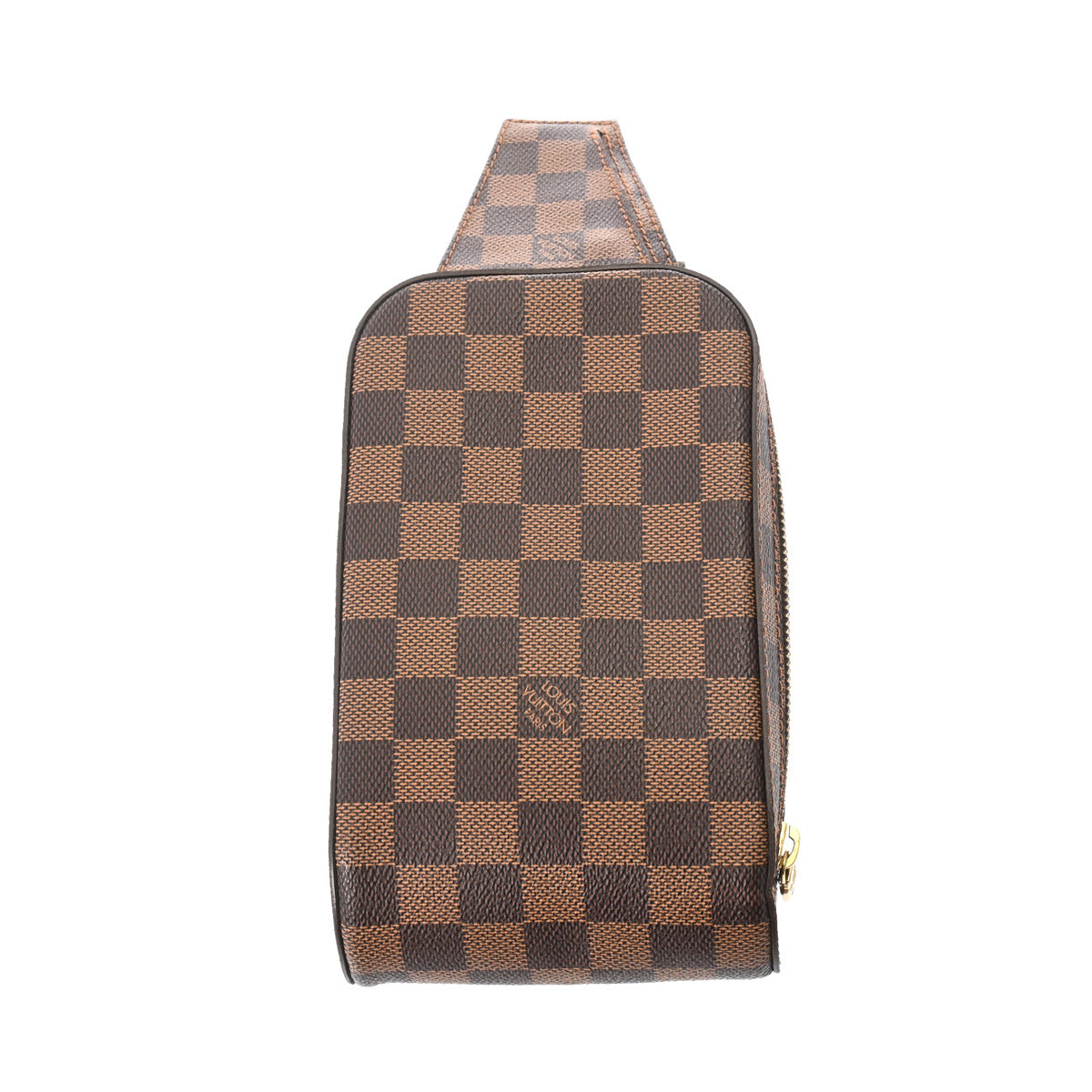 LOUIS VUITTON ルイヴィトン ダミエ ジェロニモス ブラウン N51994 レディース ダミエキャンバス ボディバッグ Aランク 中古 