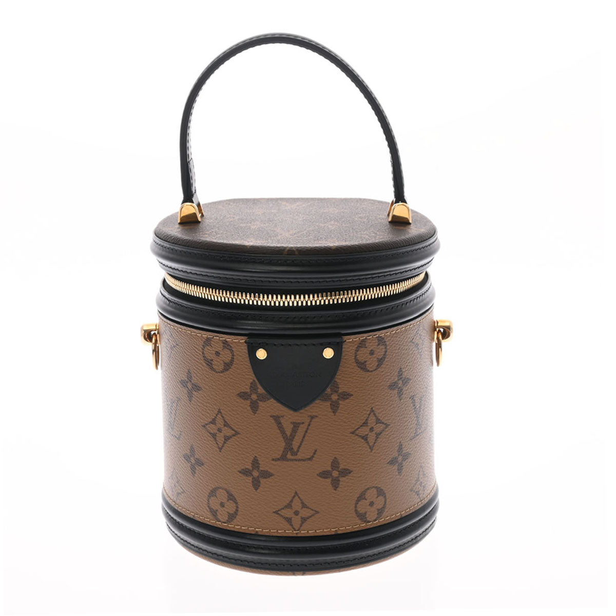 LOUIS VUITTON ルイヴィトン モノグラムリバース カンヌ ブラウン M43986 レディース モノグラムリバースキャンバス 2WAYバッグ ABランク 中古 