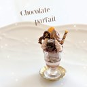 ★チョコパフェ★単品 Chocolateparfait 1/6size ミニチュアスイーツ