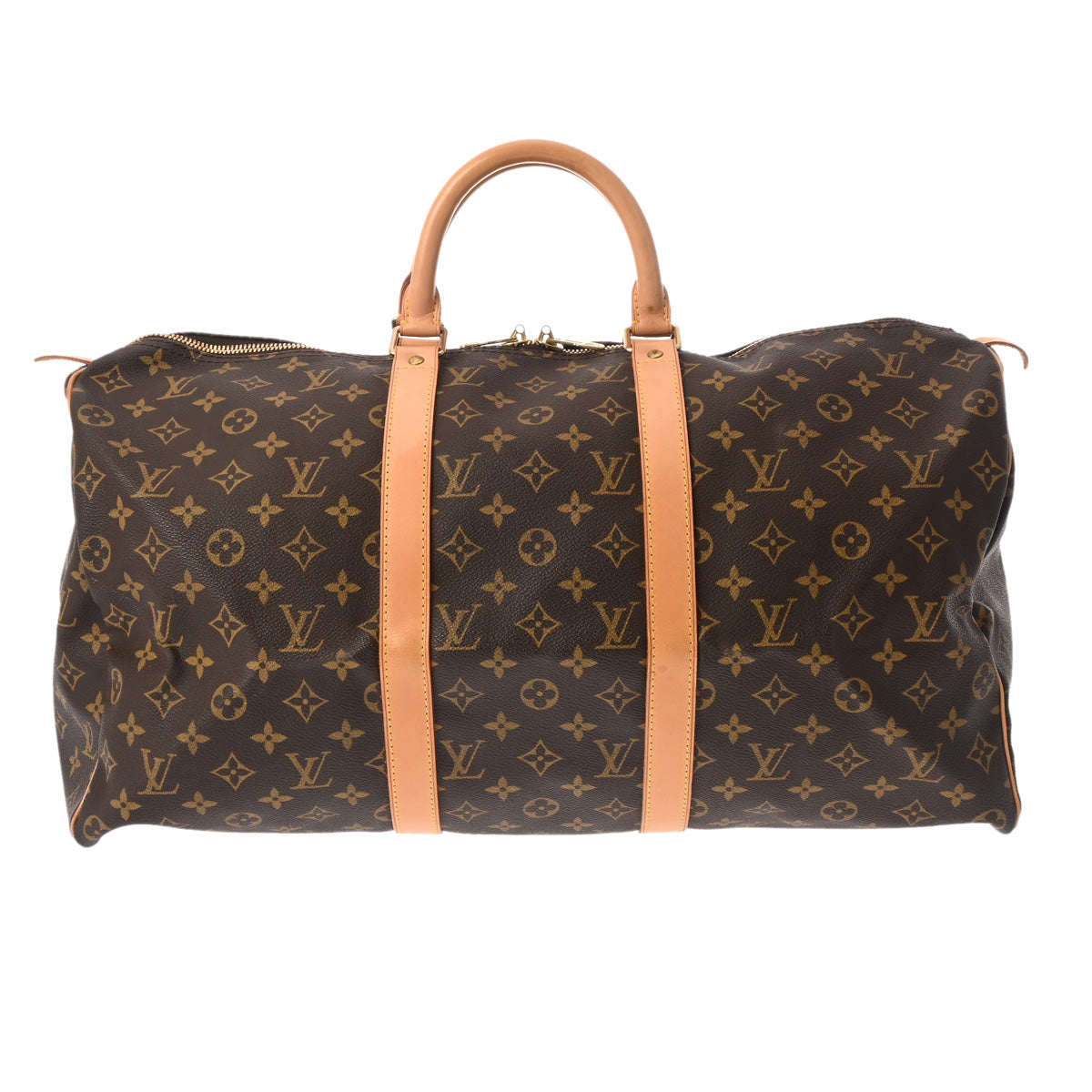 LOUIS VUITTON ルイヴィトン モノグラム キーポル 50 ブラウン M41426 ユニセックス モノグラムキャンバス ボストンバッグ ABランク 中古 