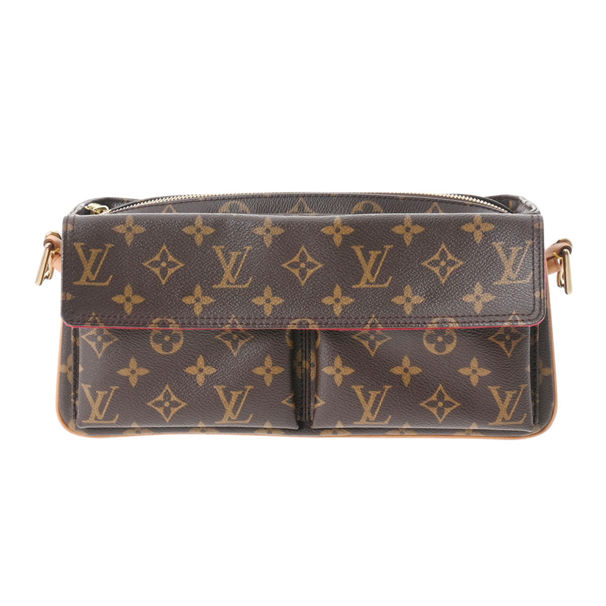 LOUIS VUITTON ルイヴィトン モノグラム ヴィバシテMM ブラウン M51164 レディース モノグラムキャンバス ショルダーバッグ ABランク 中古 