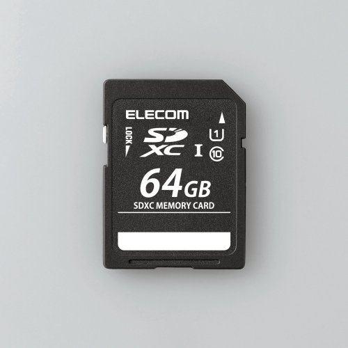 【推奨品】エレコム MF-DSD064GUL SDXCメモリカード(UHS-I対応) 64GB