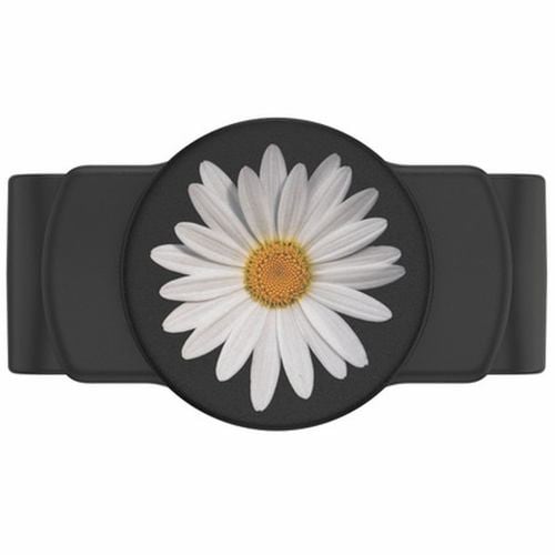 ＰＯＰＳＯＣＫＥＴＳ ＪＡＰＡＮ Slide Stretch White Daisy Black with SQUARE Edges (四角い角) 806137