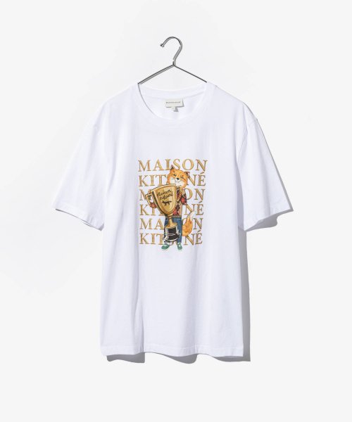 メゾンキツネ MAISON KITSUNE LM00123KJ0008 Tシャツ FOX CHAMPION REGULAR TEE－SHIRT メンズ 半袖 春