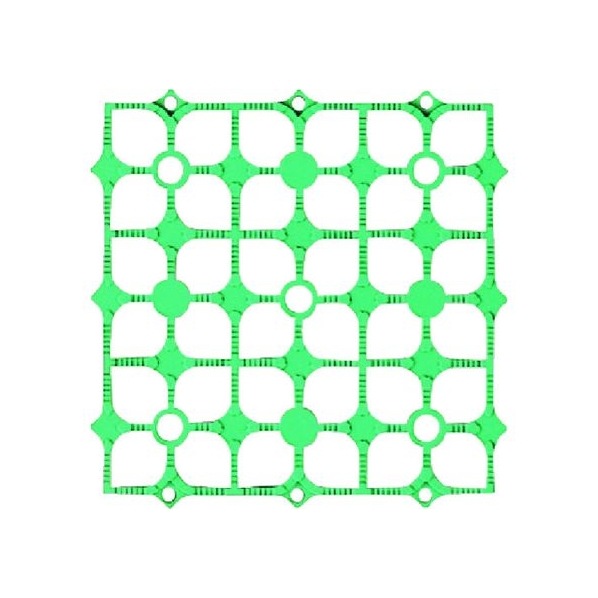 山崎産業 ジョイントスノコ ハイテックマット 緑 FC739JA-3937089