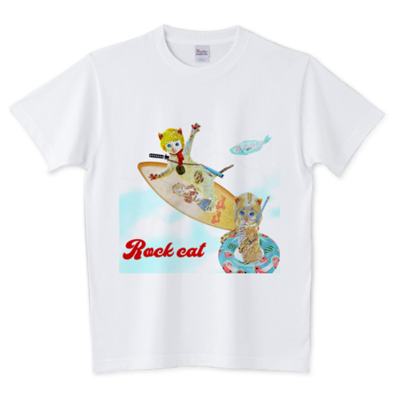 【Tシャツ】Rock cat Aloha