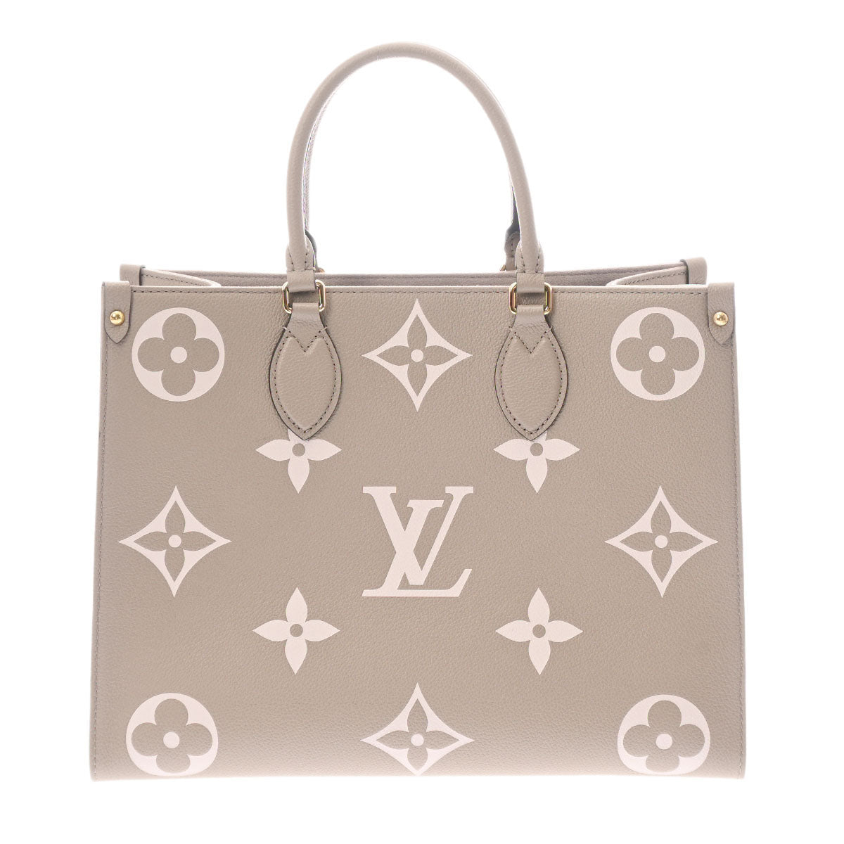 LOUIS VUITTON ルイヴィトン モノグラムアンプラント オンザゴー MM トゥルトレールクレーム M45494 レディース レザー 2WAYバッグ Aランク 中古 