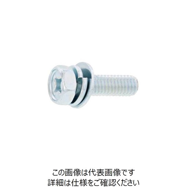 SUNCO 頭部グリーン BS(+)UP P=3 6 × 20 (250本入) 10-01-0103-0060-0200-E0 1箱(250本)（直送品）