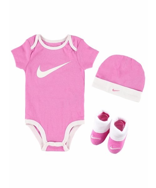 ベビー(6－12M) セット商品 NIKE(ナイキ) SWOOSH HAT/BODYSUIT/BOOTIE 3