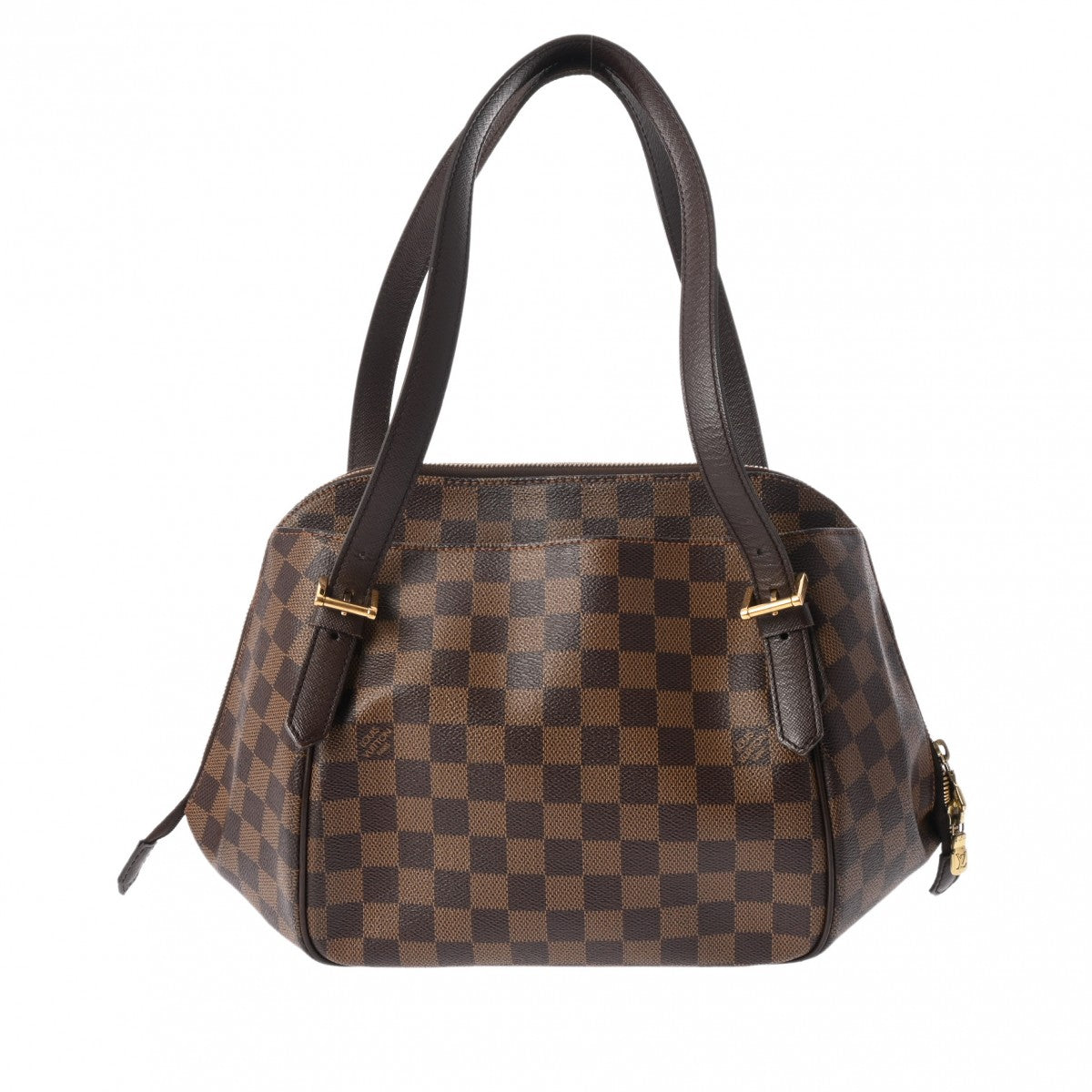 LOUIS VUITTON ルイヴィトン ダミエ べレム MM ブラウン N51174 レディース ダミエキャンバス ハンドバッグ Bランク 中古 