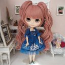 ネオブライス ウィッグ 姫バングツーテールβ フェアリーピンク 10インチ/ドール Blythe