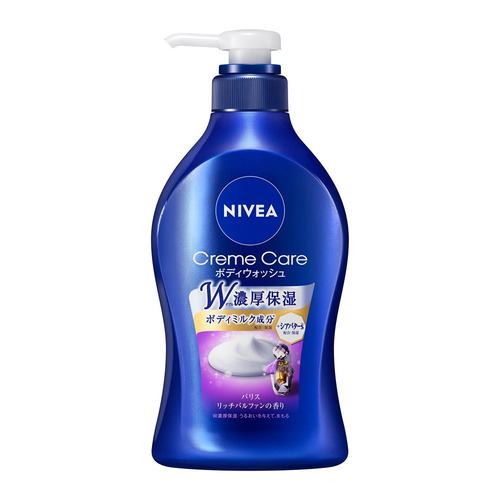 花王 【NIVEA(ニベア)】 クリームケア ボディウォッシュ パリスリッチパルファンの香り ポンプ (480ml)