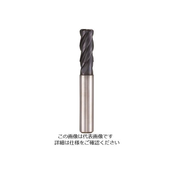 グーリング チタン用4枚刃エンドミル コーナーR レギュラSuperAコート 12mm