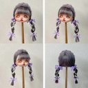 オビツ11ウィッグ モヘア手編みカツラドール