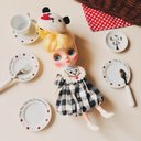 ○受注生産○ MIDI Blythe outfit ꔛパンダちゃんバルーンワンピース????♥supipi39