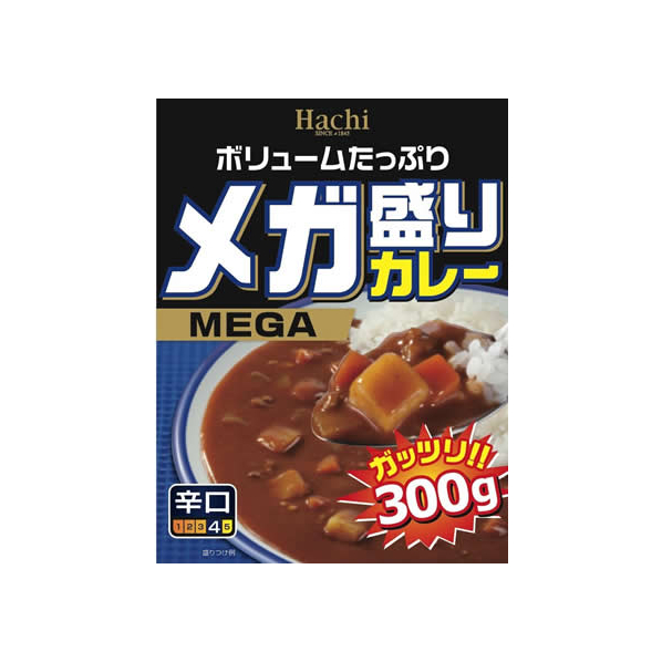 ハチ メガ盛りカレー 辛口 300g F875446