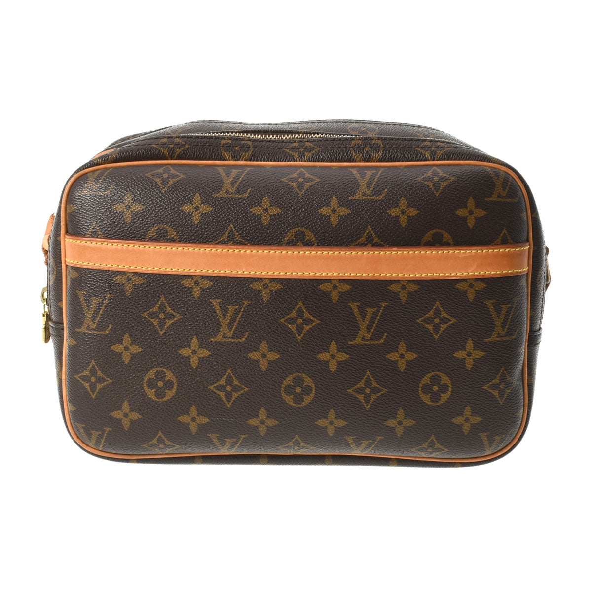 LOUIS VUITTON ルイヴィトン モノグラム リポーター PM ブラウン M45254 ユニセックス モノグラムキャンバス ショルダーバッグ Bランク 中古 