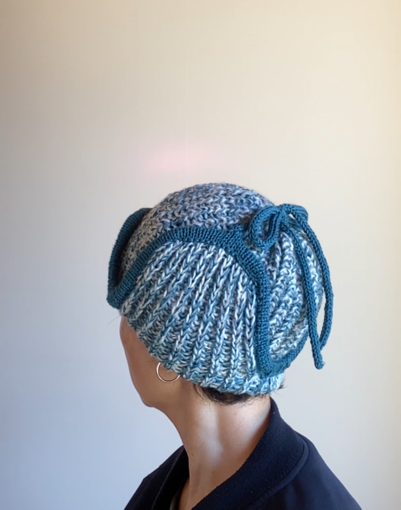 ear cover knit cap / unisex