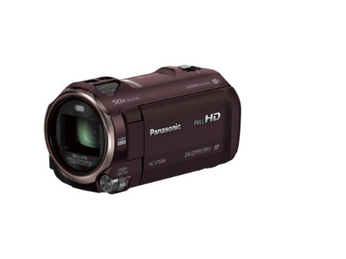 Panasonic デジタルハイビジョンビデオカメラ 内蔵メモリー32GB ブラウン HC-V750M-T【中古品】