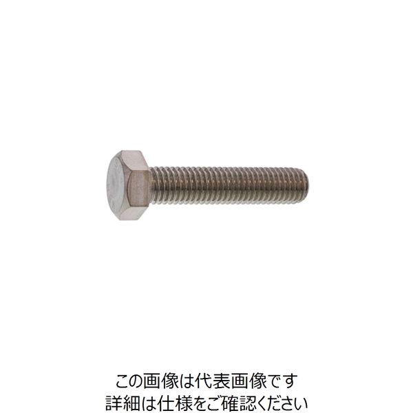 SUNCO SUS304 六角ボルト 全ネジ(HSK 10×40 (100本入) B0-02-0H0P-0100-0400-00 1箱(100本)（直送品）