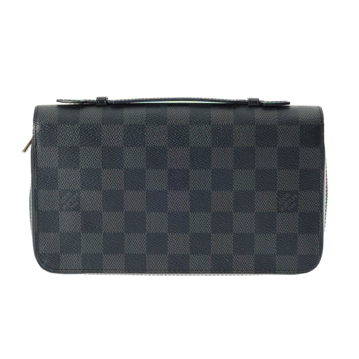 LOUIS VUITTON ルイヴィトン ダミエグラフィット ジッピー XL トラベルケース 黒/グレー N41503 メンズ ダミエグラフィットキャンバス 長財布 ABランク 中古 