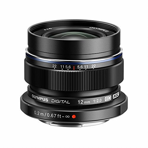 OLYMPUS 単焦点レンズ M.ZUIKO DIGITAL ED 12mm F2.0 ブラック ED 12mm F2.0 BLK【中古品】