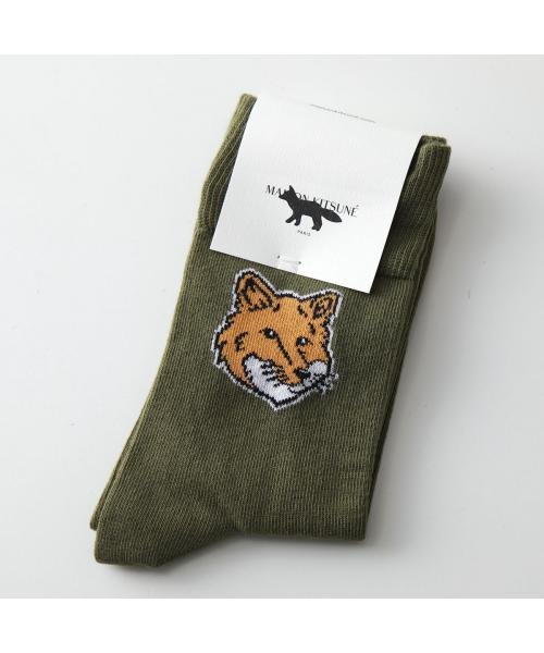 MAISON KITSUNE ソックス FOX HEAD SOCKS フォックスヘッド