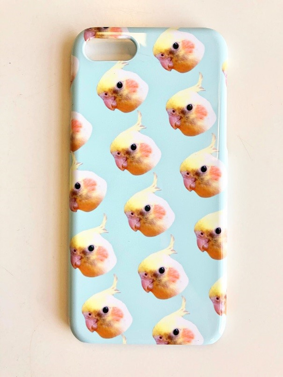 オカメインコ・パターン　スマホケース